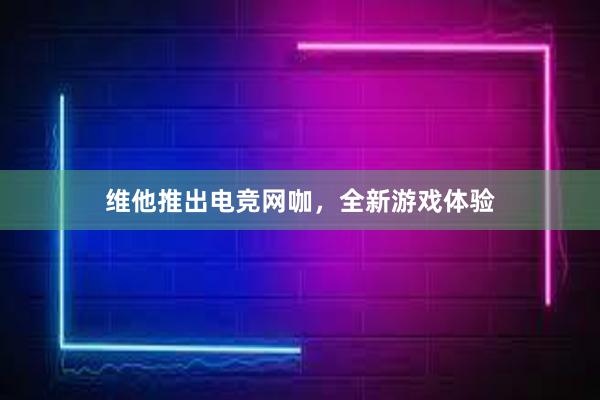 维他推出电竞网咖，全新游戏体验